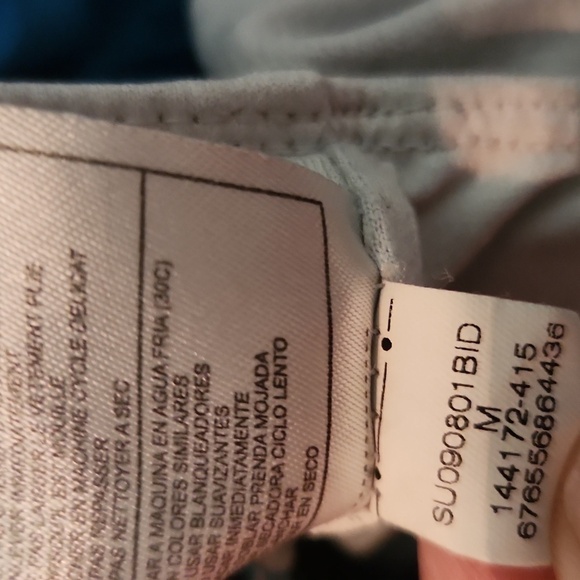 Nike Shorts Womens Size M Running Athletic Blue Black White - Picture 6 of 13